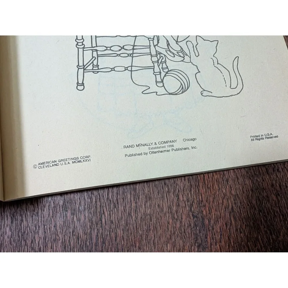 Vintage Holly Hobby Coloring Book of Fun Things to Do Rand McNally Elf Book 1976